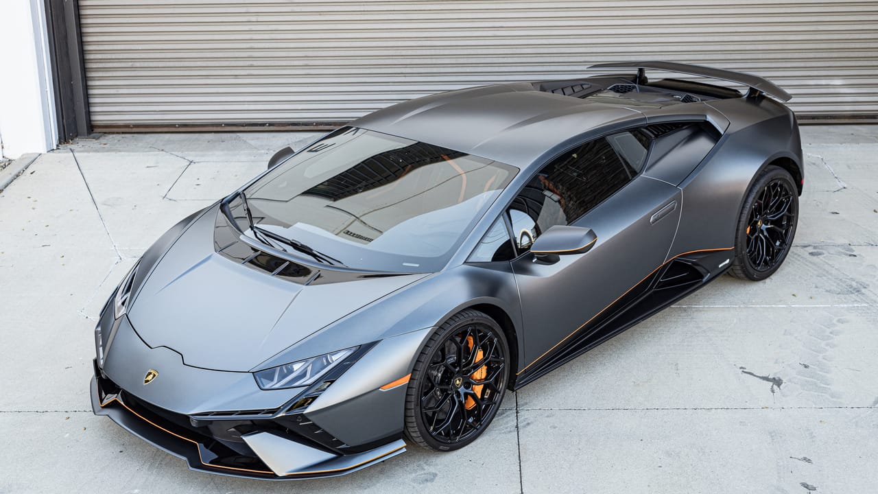 2024 Lamborghini Huracan Tecnica Grigio Lynx finish with 10-year Llumar PPF Exterior
