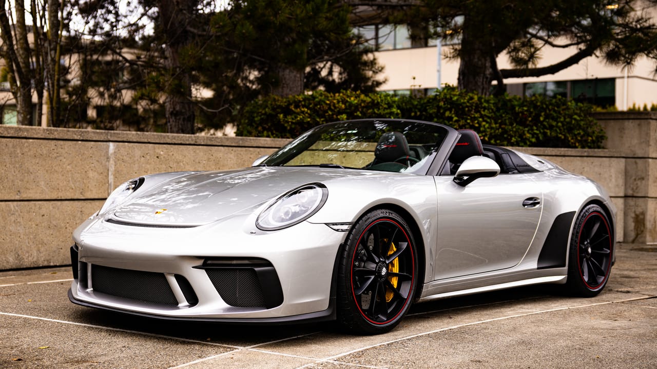 2019 Porsche 911 Speedster GT Silver Metallic Exterior