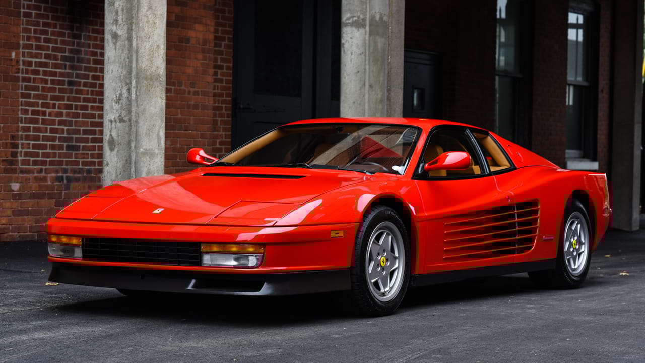 1991 Ferrari Testarossa Rosso Corsa Exterior