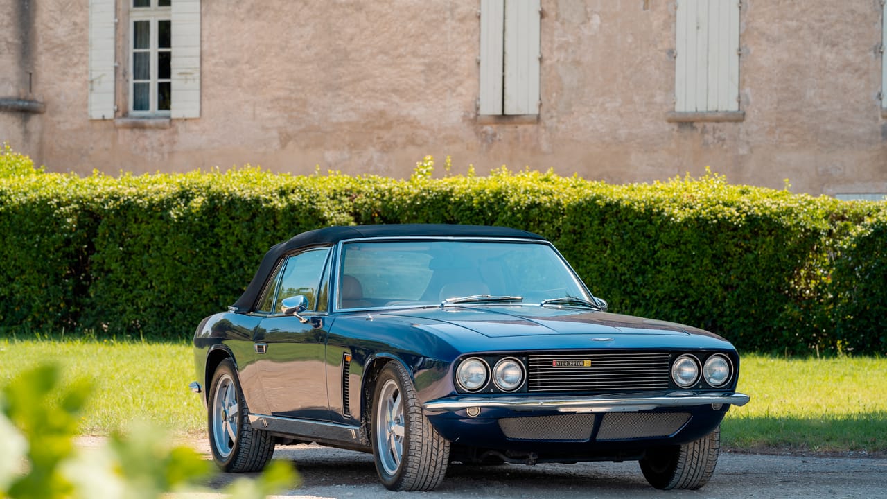 1974 Jenson Interceptor S Cabriolet JIA Dark Blue Metallic Exterior