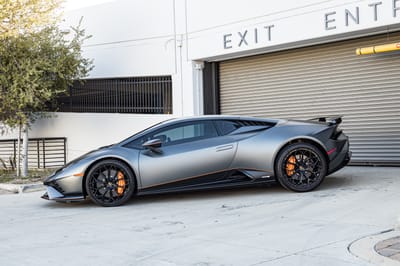2024 Lamborghini Huracan Tecnica Grigio Lynx finish with 10-year Llumar PPF Exterior