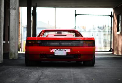 1988 Ferrari Testarossa Rosso Corsa Exterior