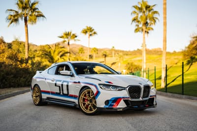 2023 BMW 3.0 CSL White/BMW Tri-color stripes Exterior