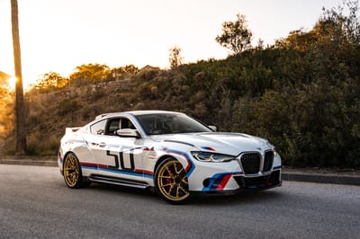 2023 BMW 3.0 CSL White/BMW Tri-color stripes Exterior