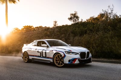 2023 BMW 3.0 CSL White/BMW Tri-color stripes Exterior