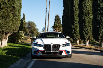 2023 BMW 3.0 CSL White/BMW Tri-color stripes Exterior
