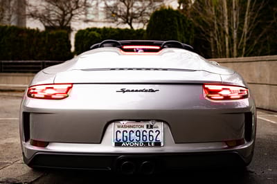 2019 Porsche 911 Speedster GT Silver Metallic Exterior
