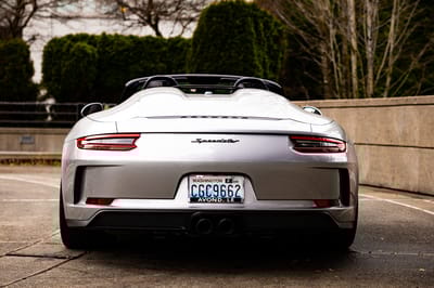 2019 Porsche 911 Speedster GT Silver Metallic Exterior
