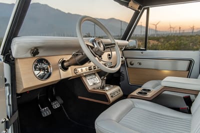 1971 Ford Bronco Metallic Silver White Exterior