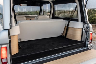 1971 Ford Bronco Metallic Silver White Exterior