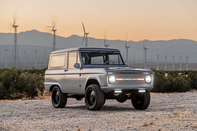 1971 Ford Bronco Metallic Silver White Exterior