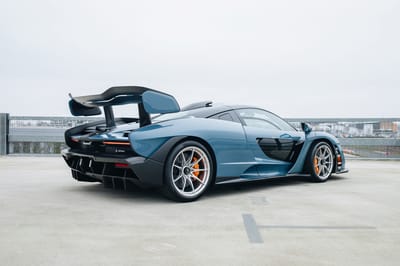 2019 McLaren Senna XP Victory Grey with McLaren Orange Accents Exterior