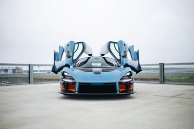 2019 McLaren Senna XP Victory Grey with McLaren Orange Accents Exterior