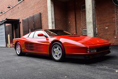 1991 Ferrari Testarossa Rosso Corsa Exterior