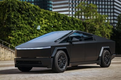 2024 Tesla Cybertruck Founders Edition Beast Matte Black Vinyl Wrap Exterior