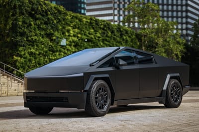 2024 Tesla Cybertruck Founders Edition Beast Matte Black Vinyl Wrap Exterior