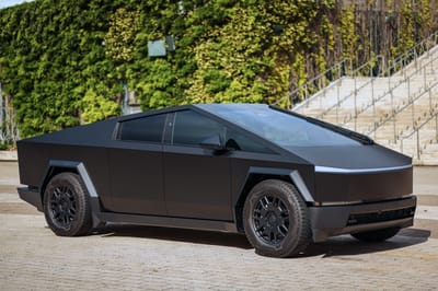 2024 Tesla Cybertruck Founders Edition Beast Matte Black Vinyl Wrap Exterior