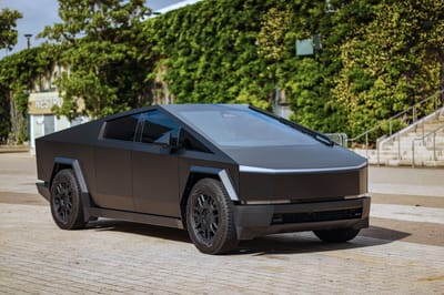 2024 Tesla Cybertruck Founders Edition Beast Matte Black Vinyl Wrap Exterior