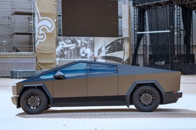 2024 Tesla Cybertruck Founders Edition Beast Matte Black Vinyl Wrap Exterior