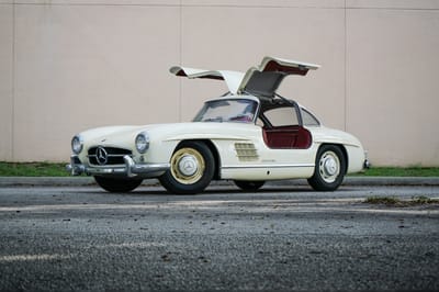 1955 Mercedes-Benz 300 SL Gullwing White Exterior