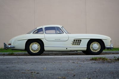 1955 Mercedes-Benz 300 SL Gullwing White Exterior