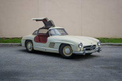 1955 Mercedes-Benz 300 SL Gullwing White Exterior