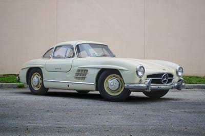 1955 Mercedes-Benz 300 SL Gullwing White Exterior