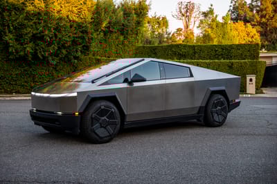 2024 Tesla Cybertruck Stainless Steel Exoskeleton Exterior
