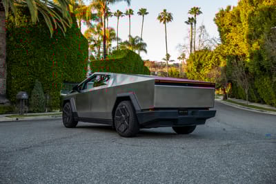 2024 Tesla Cybertruck Stainless Steel Exoskeleton Exterior