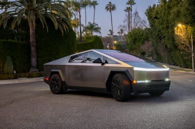 2024 Tesla Cybertruck Stainless Steel Exoskeleton Exterior