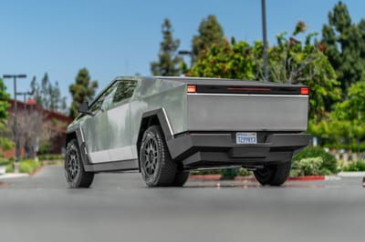 2024 Tesla Cybertruck Stainless-Steel Exoskelton Exterior