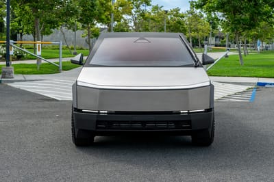 2024 Tesla Cybertruck Stainless-Steel Exoskelton Exterior
