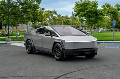 2024 Tesla Cybertruck Stainless-Steel Exoskelton Exterior