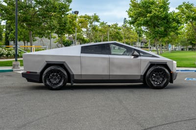 2024 Tesla Cybertruck Stainless-Steel Exoskelton Exterior