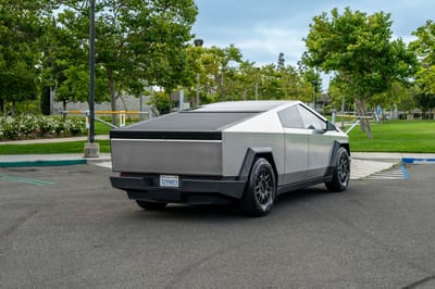 2024 Tesla Cybertruck Stainless-Steel Exoskelton Exterior