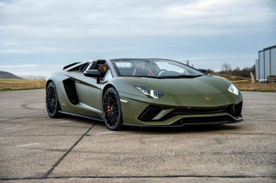 2020 Lamborghini Aventador S Roadster Matte Olive Green Exterior