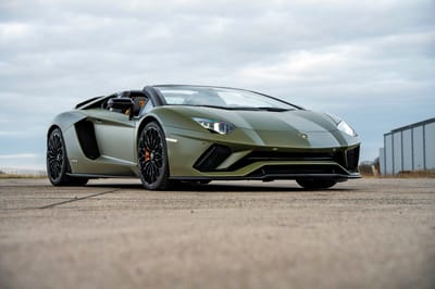 2020 Lamborghini Aventador S Roadster Matte Olive Green Exterior